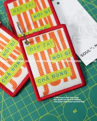 Patch in nhuộm chỉ ĐẸP ZAI NÓI GÌ CŨNG ĐÚNG theo yêu cầu