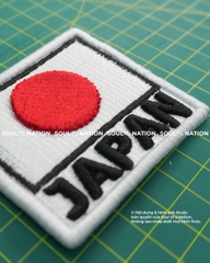 Patch thêu hình chữ nhật 3D JAPAN theo yêu cầu