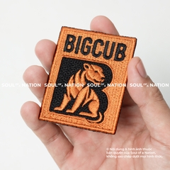 Patch thêu hình chữ nhật BIGCUB theo yêu cầu