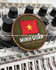Patch thêu hình tròn Minh Quân theo yêu cầu