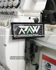 Patch in thêu hình ôm viền S.I.C theo yêu cầu
