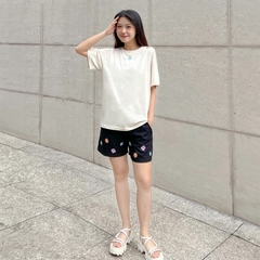 Quần Shorts Unisex - Gạch Bông