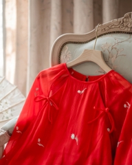 Áo Yếm Voan Nữ Đỏ