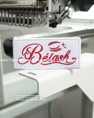 Patch thêu hình chữ nhật Bélash theo yêu cầu