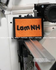 Patch thêu ôm viền Tên Lam NH theo yêu cầu
