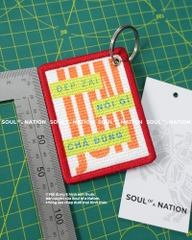 Patch in nhuộm chỉ ĐẸP ZAI NÓI GÌ CŨNG ĐÚNG theo yêu cầu