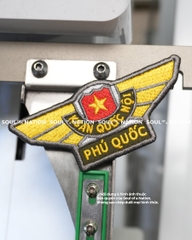 Patch thêu hình ôm viền Khách Sạn Quốc Nội Phú Quốc theo yêu cầu