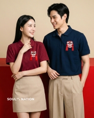 Áo Polo - Thêu Patch Lân Việt 2026