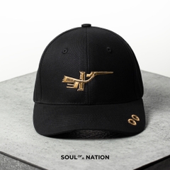 Nón Lưỡi Trai - Thêu Chim Lạc Đính Khoen Kim Loại