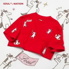 Áo Thun - In Ngựa Pattern