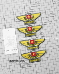 Patch thêu hình ôm viền TRINH SÁT theo yêu cầu