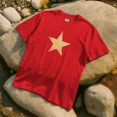 Áo Thun - Cờ Đỏ Sao Vàng Kim Tuyến