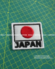 Patch thêu hình chữ nhật 3D JAPAN theo yêu cầu