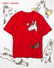 Áo Thun - In Ngựa Cute