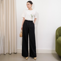 Quần Trouser Nữ Ống Rộng