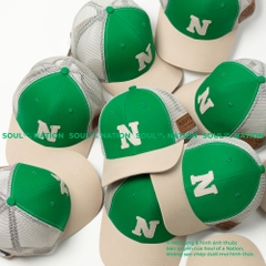 Dự án Nón trucker đồng phục patch da thêu Naver theo yêu cầu