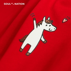 Áo Thun - In Ngựa Pattern