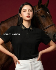 Áo Polo - Thêu Song Mã Phi Phong