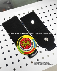 Patch thêu hình tròn kết hợp thẻ đeo SHOTOKAN KARATE VIỆT NAM theo yêu cầu