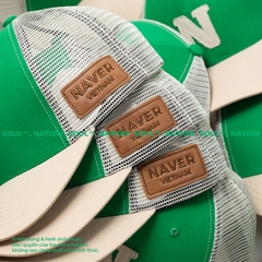 Dự án Nón trucker đồng phục patch da thêu Naver theo yêu cầu