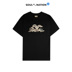 Áo Thun Thêu Ruy Băng Thủ Công - Lúa Phú Quý