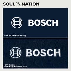 Dự án Hình thêu Logo Bosch