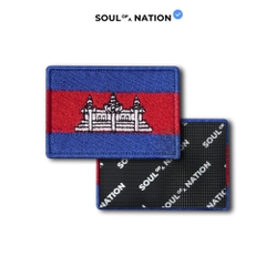 Patch Thêu - Cờ Campuchia