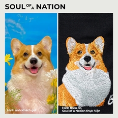 Dự án thêu pet chó Bi
