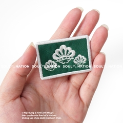 Patch thêu hình ôm viền Hoa theo yêu cầu