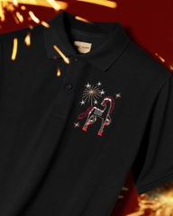 Áo Polo - Thêu Bính Ngọ Phồn Hoa