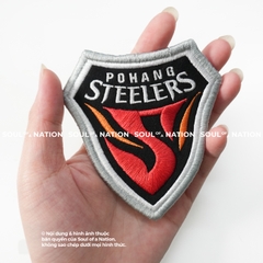 Patch thêu hình ôm viền POHANG STEELERS theo yêu cầu