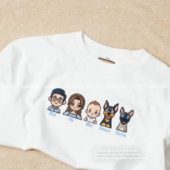 Dự án thêu hình chuyển chibi Bin Na Ben Family Xuân Nghi
