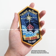 Patch thêu hình ôm viền Ngọn Hải Đăng theo yêu cầu