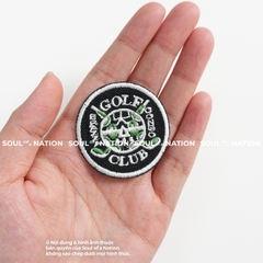 Patch thêu hình ôm viền Golf Club theo yêu cầu