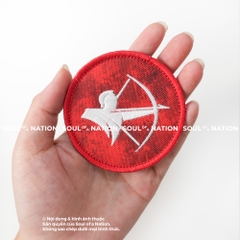 Patch in thêu hình ôm viền Bắn cung theo yêu cầu