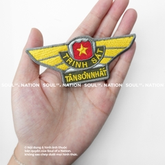 Patch thêu hình ôm viền TRINH SÁT theo yêu cầu