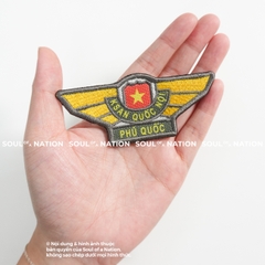 Patch in thêu hình ôm viền Phú Quốc theo yêu cầu