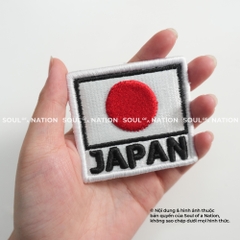 Patch thêu hình chữ nhật 3D JAPAN theo yêu cầu