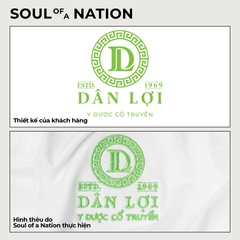 Dự án Hình thêu Logo Dân Lợi Y Dược Cổ Truyền