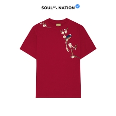 Áo Thun Thêu Ruy Băng Thủ Công - Vương Điểu Thưởng Mai