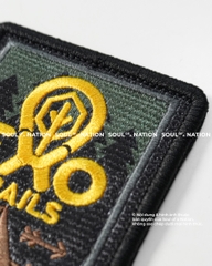 Móc khoá in kết hợp thêu hình chữ nhật EXO Trails theo yêu cầu