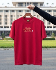 Áo Thun - Thêu Tiêu Ngữ Việt Nam Đỏ Đô