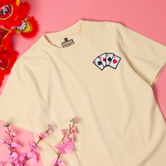 Áo Thun - Patch Thêu Tứ Quý Heo