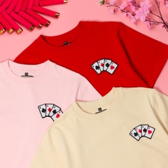 Áo Thun - Patch Thêu Tứ Quý Heo