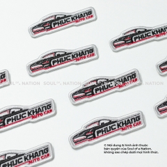 Patch thêu hình ôm viền PhucAn Auto theo yêu cầu