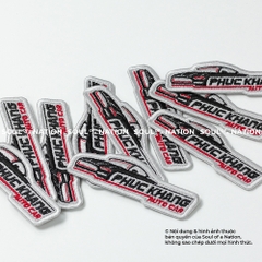 Patch thêu hình ôm viền PhucAn Auto theo yêu cầu
