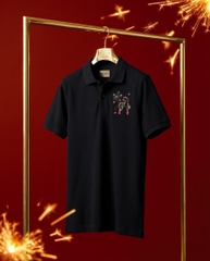 Áo Polo - Thêu Bính Ngọ Phồn Hoa