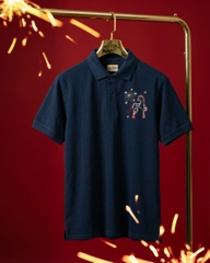 Áo Polo - Thêu Bính Ngọ Phồn Hoa