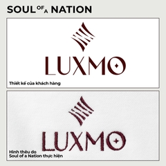 Dự án Hình thêu Logo Luxmo