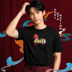 Áo Thun Thêu Ruy Băng Thủ Công - Xích Mã Đông Hồ